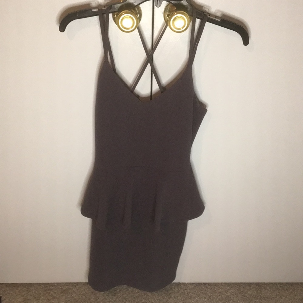 Fitted Purple Dress